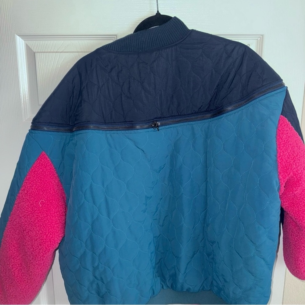 Colorful Patchwork Women's Jacket - Picture 3 of 3